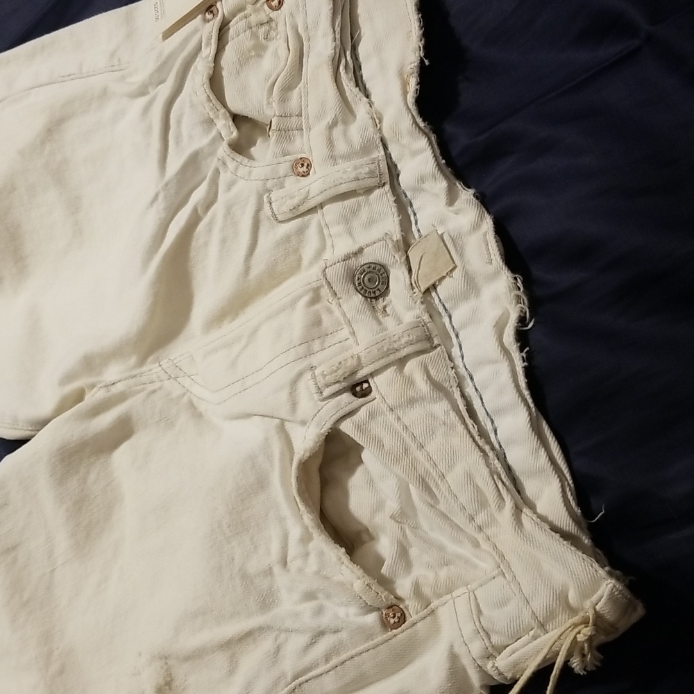 Ralph Lauren Slim Fit NWT White RRL 27x34 Vintage Distressed - Picture 16 of 17